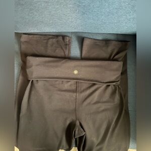 GAIAM Black Yoga Pants with Gold Logo
